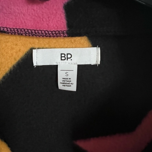 Fleece Zip Light Jacket Sweatshirt ⭐️ Pattern BP Gender Inclusive Small NWOT - Picture 3 of 4
